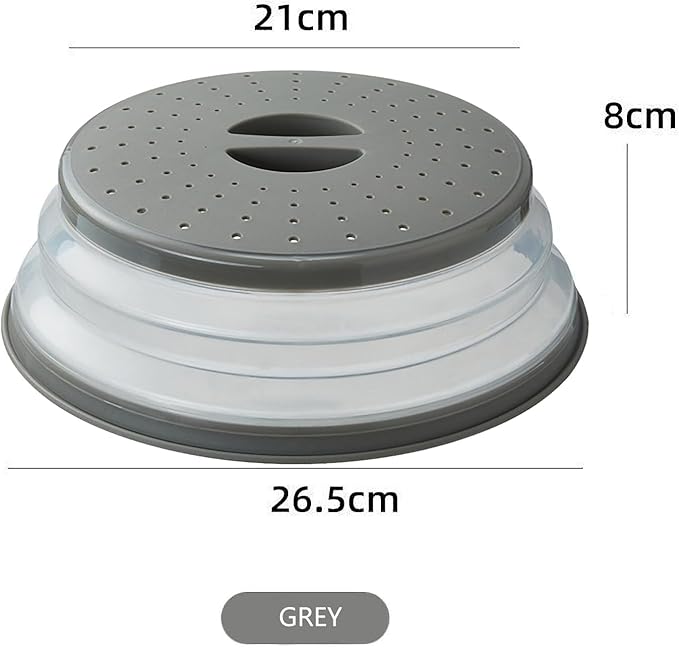 Vented Collapsible Microwave Splatter Cover - Image 2