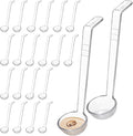 Coloch 20 Pack 1oz Plastic Small Ladle, 7 Inch Clear Mini Ladle Long Handle by Coloch