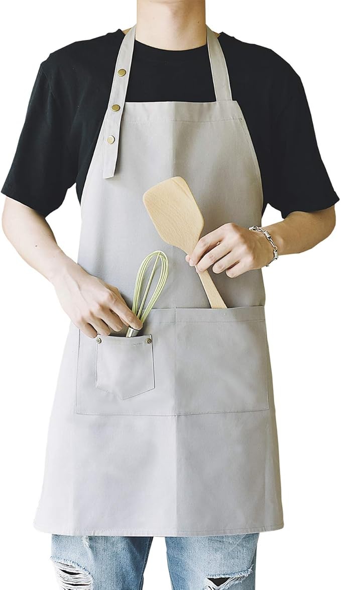 Art Aprons for Painting Pottery Ceramics, Mens Women Kitchen Cooking Aprons by MORNITE