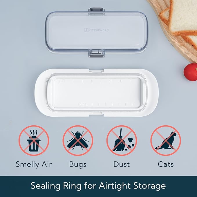 KITCHENDAO One-handed Airtight Butter Dish - Image 3