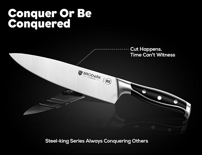BRODARK Knife Set: 7 Piece Ultra Sharp Kitchen Knife Set Without Steak Knives - Image 5