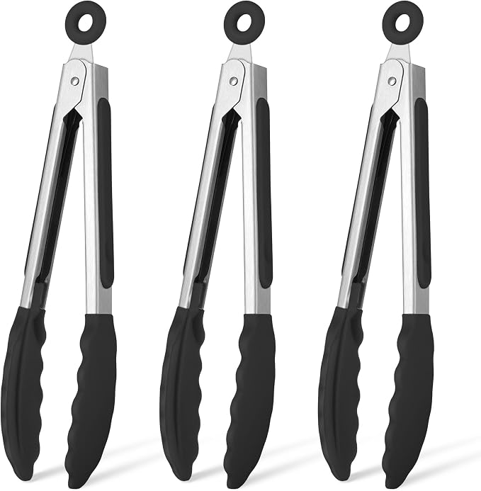 Hotec Mini Silicone Kitchen Tongs - Image 9