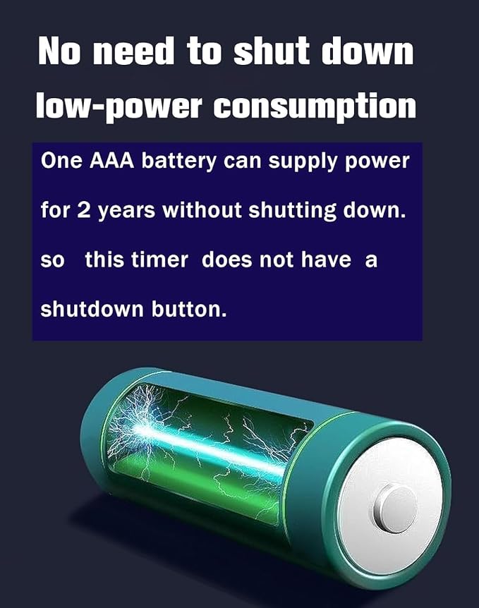 Tanmalan Kitchen Timer for Cooking Loud Alarm, Large Display, Auto Memory Loud - Image 4