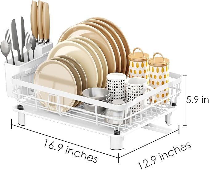 AIDERLY Iron Dish Drying Rack - Image 3