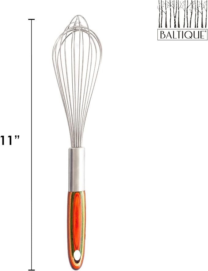 Totally Bamboo Baltique Marrakesh Collection Balloon Whisk, Stainless Steel - Image 7