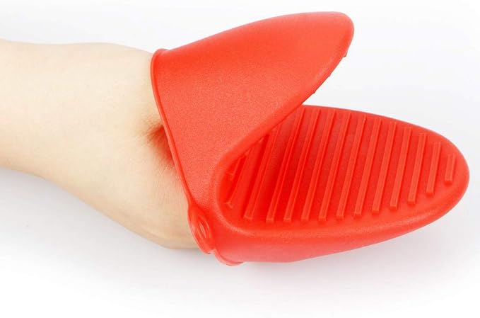 3 Pairs Mini Oven Mitts Gloves Silicone Heat Resistant Cooking Pinch Mitts - Image 3