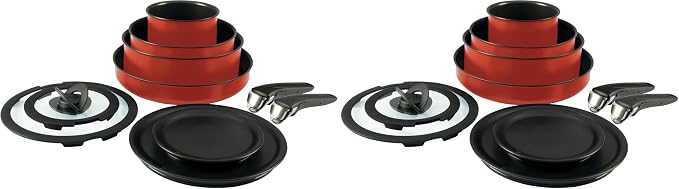T-fal Ingenio Nonstick Cookware Set, Oven Broiler Safe 500F, Pots and Pans by T-falbrand