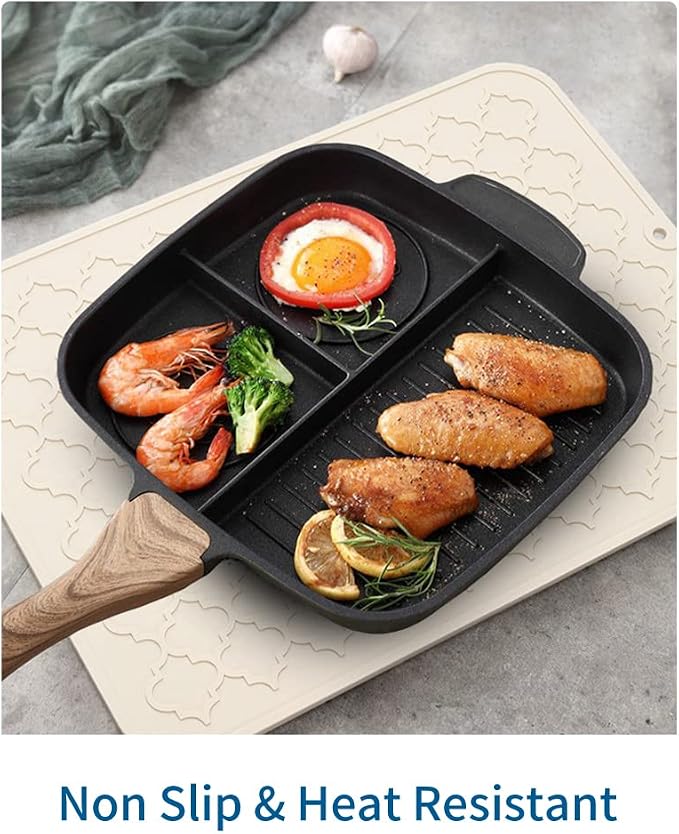 AMOAMI-Dish Drying Mats for Kitchen Counter-Silicone Dish Drying Mat-Kitchen - Image 5