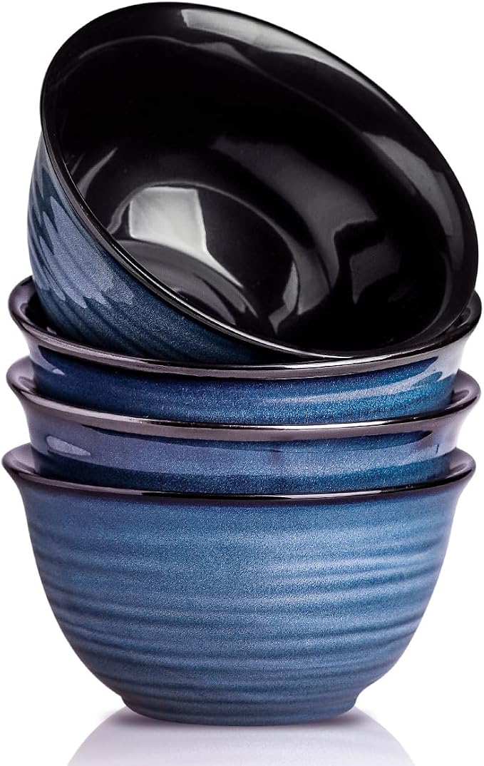 HASENSE Soup Bowls for Kitchen, 40 Ounce Large Cereal Bowls, 7 Inch Ceramic by Hasense