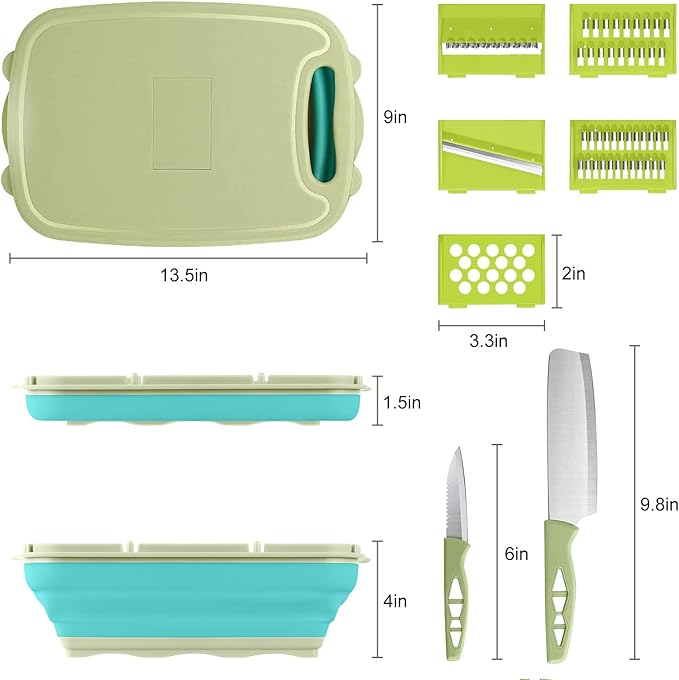 Gintan Camping Cutting Board, 9-in-1 Collapsible Chopping Board - Image 8