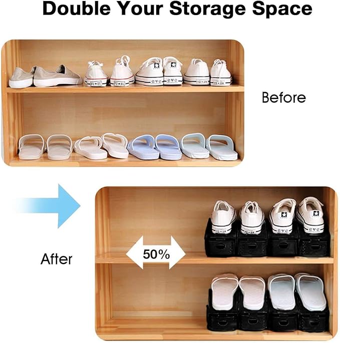 Neprock Closet Shoe Organizer, Shoe Storage Organizer Shoe Rack - Image 4