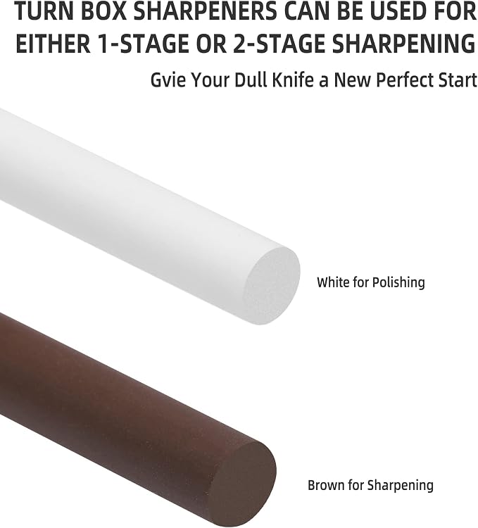 4-Rod Turn Box, Ceramic Sharpener Rod from Kitchen Sharpening Tool, Portable - Image 3