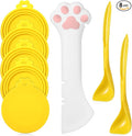 Uiifan Cat Food Lid Cat Food Can Covers Lids 8 Pcs Pet Can Supplies Set 5 by Uiifan