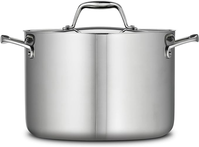 Tramontina Signature Tri-Ply Clad Stainless Steel 8-Quart Stock Pot - Image 2