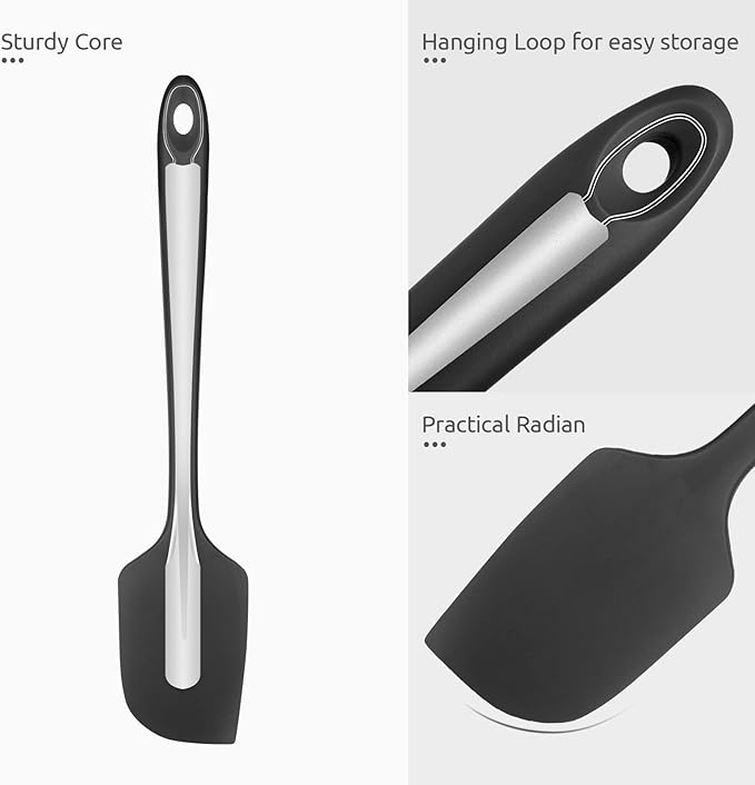 14in Extra Large Silicone Spatula: U-Taste 600ºF Heat Resistant Flexible - Image 6