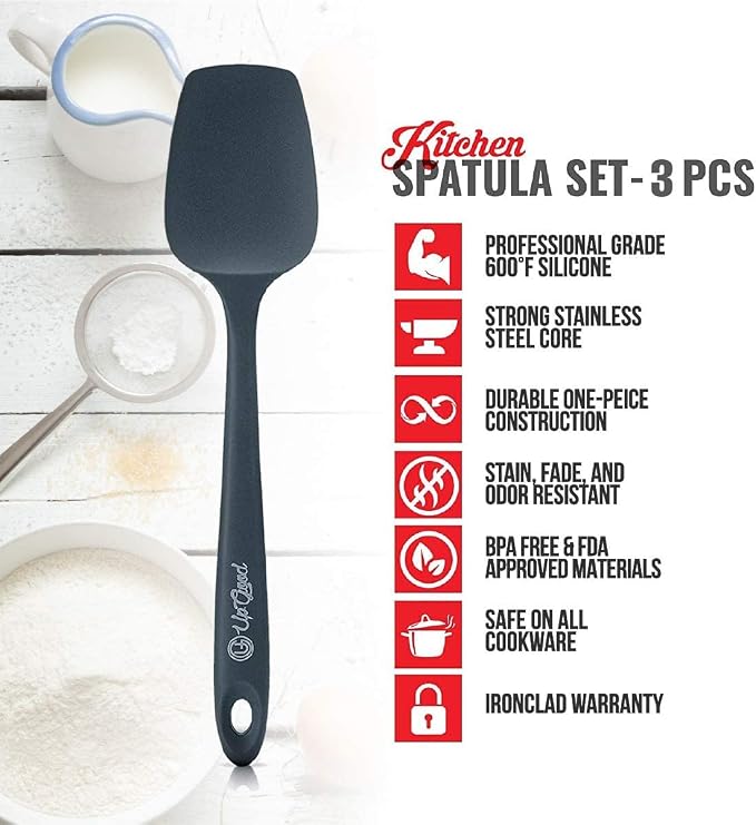 UpGood Silicone Spatula Set 600°F - Image 3