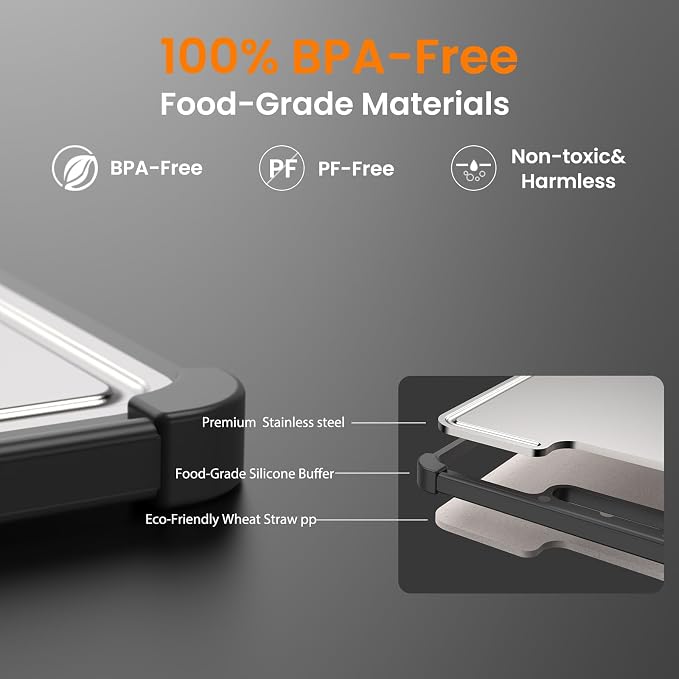 Premium 316 Stainless Steel Cutting Board - Image 2