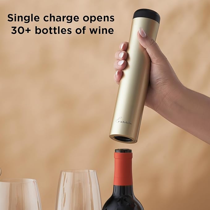 Rabbit Electric Wine Opener, Automatic Corkscrew - Image 4