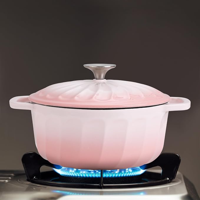 Enameled Cast Iron Dutch Oven Pot - Image 6