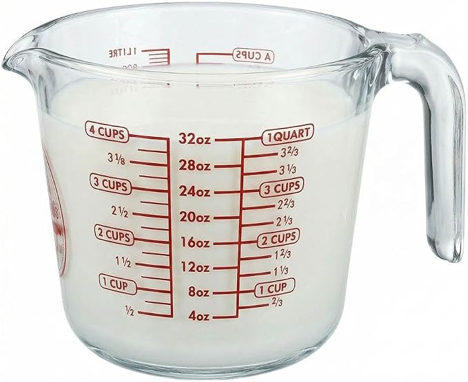 Mrs. Anderson's Baking Glass Measuring Cup, Borosilicate Glass, Precision - Image 2