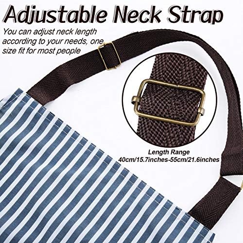 SATINIOR 3 Pcs Waterproof Kitchen Apron with 2 Pockets