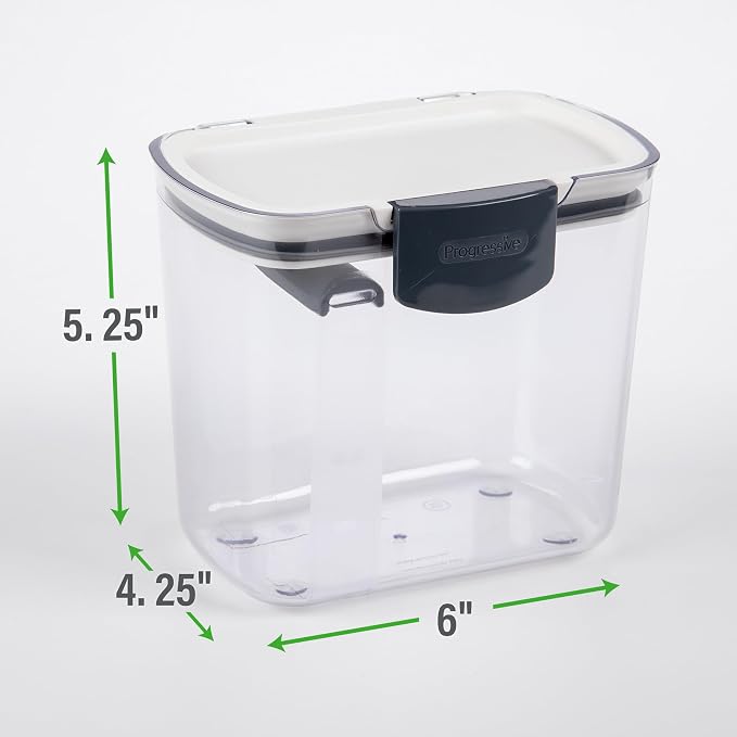 ProKeeper 1 Quart Airtight Powdered Sugar Storage Container – Grey, BPA-Free - Image 2