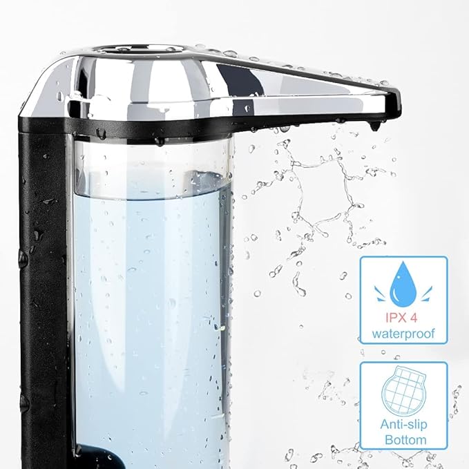 Secura 17oz Automatic Liquid Soap Dispenser, Touchless Battery Operated Hand - Image 6