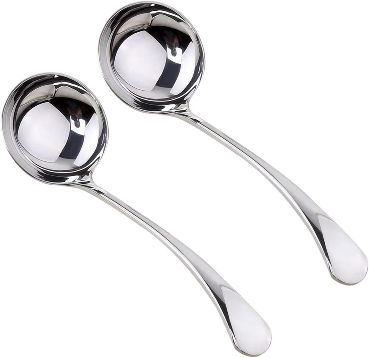7.9 Inch Small Ladle, Premium 18/10 Stainless Steel Gravy Ladle for