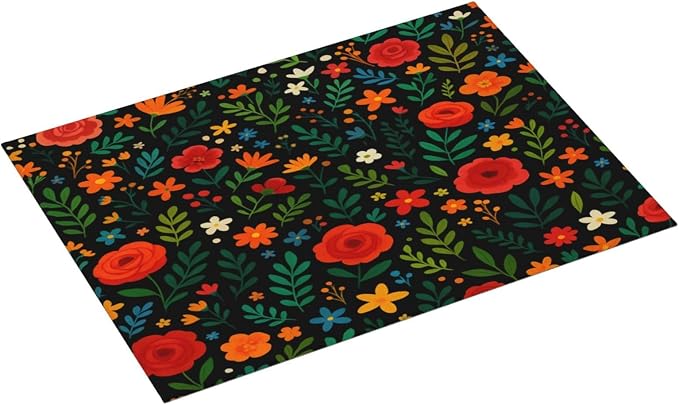 Garden wildflowers Dish Drying Mats - Image 2