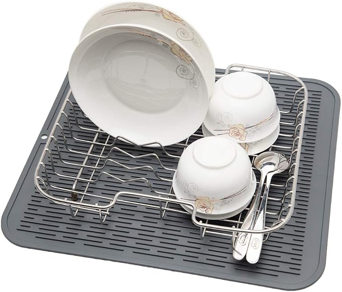 ZLR 2 Pcs Large Silicone Dish Drying Mat - Image 6