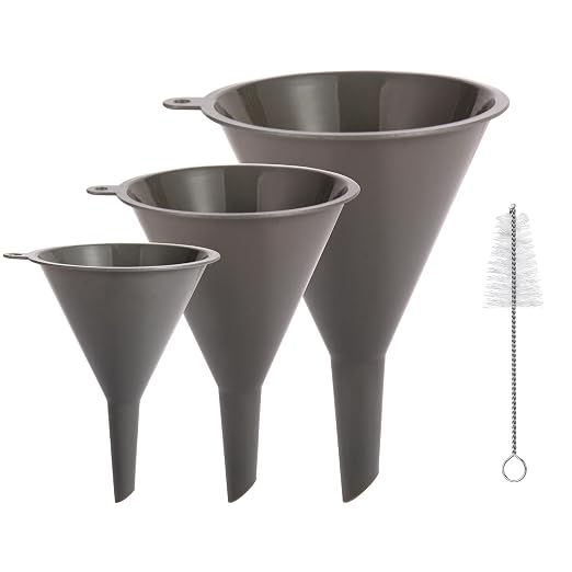 Plastic Kitchen Funnel Set of 3 by HAYAWEY