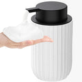 Ceramic Foaming Soap Dispenser, 12 oz Bathroom Foam Hand Soap Dispenser by Dlirho