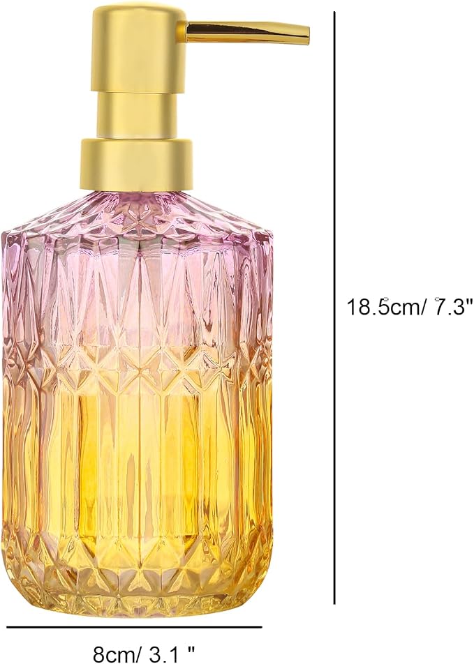 YunNasi Soap Dispenser with Pump, Refillable Liquid Hand Soap Dish Soap - Image 7