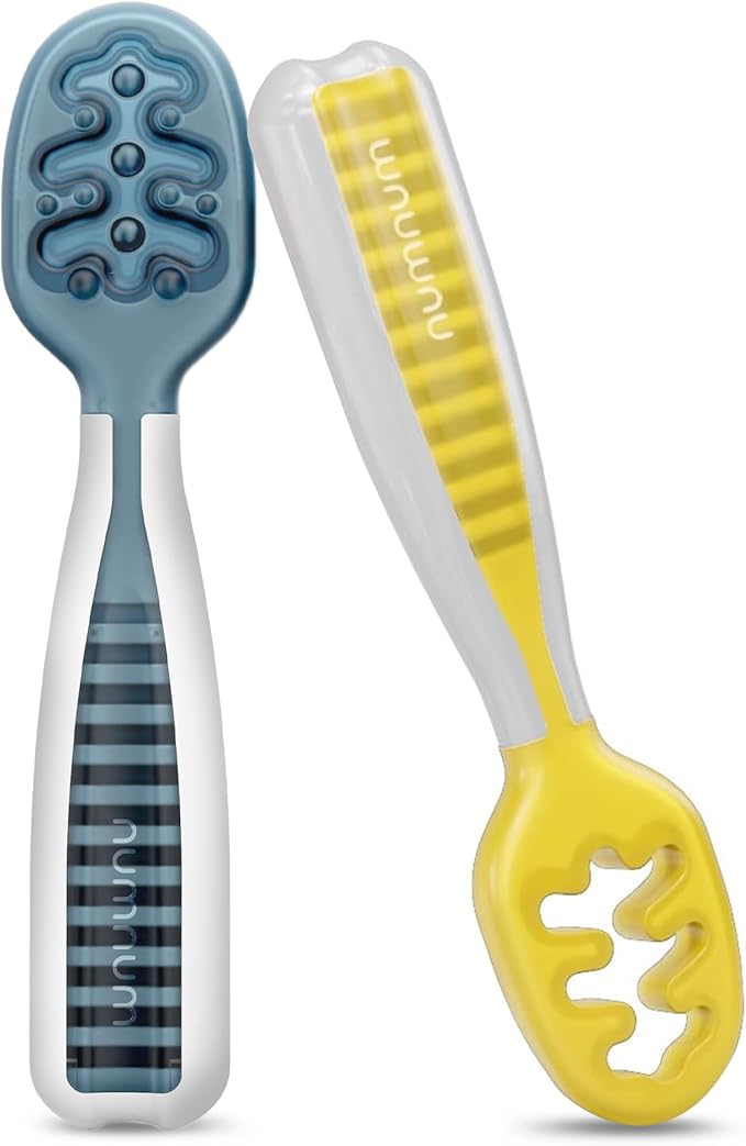 NumNum Baby Spoons Set, Baby Essentials Pre-Spoon GOOtensils by NumNum
