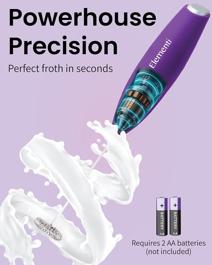 Elementi Milk Frother Wand & Drink Mixer - Image 3