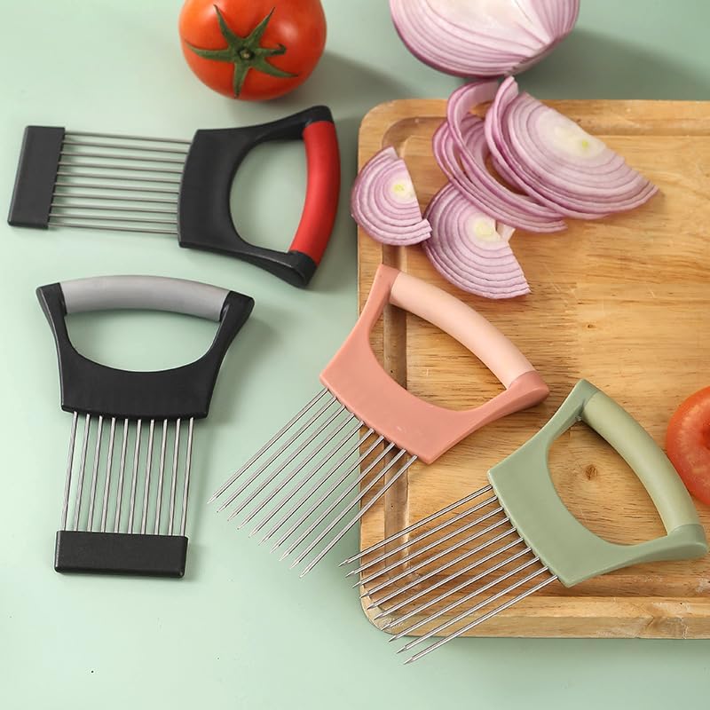 Onion Holder for Slicing, Lemon Slicer Onion Cutter, Vegetable Cutter