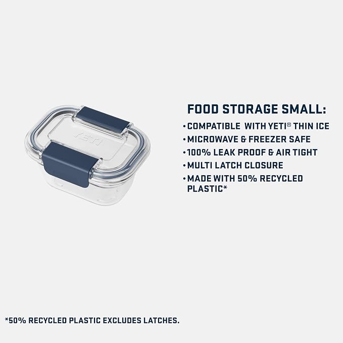YETI Plastic Food Storage Container, BPA Free, Locking & Airtight Lid, and - Image 4