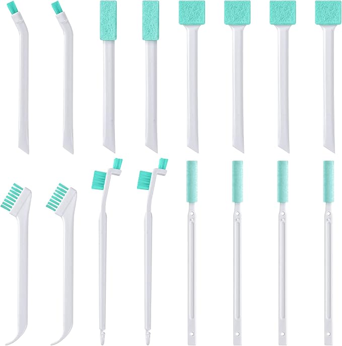 Lumkew Small Cleaning Brushes for Small Spaces, Tiny Household Cleaning by Lumkew