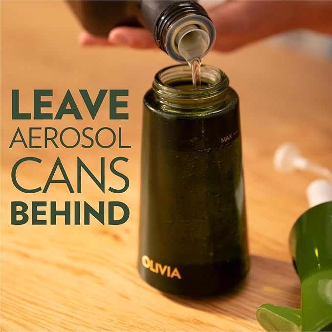 FLAIROSOL OLIVIA Oil Sprayer for Cooking, 200ml Glass Olive Oil Sprayer - Image 4