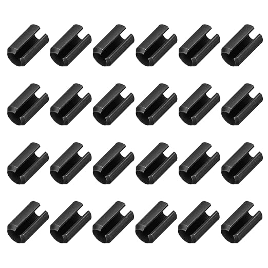 MECCANIXITY 25Pcs Slotted Split Roll Pins 1/2 Inch Dia. 3/5 Inch Length 65Mn by MECCANIXITY