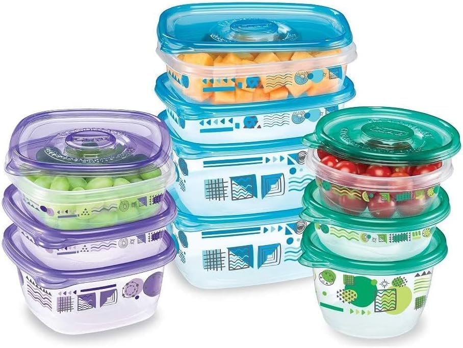 GladWare MatchWare Food Storage Containers, 20 Piece Pack