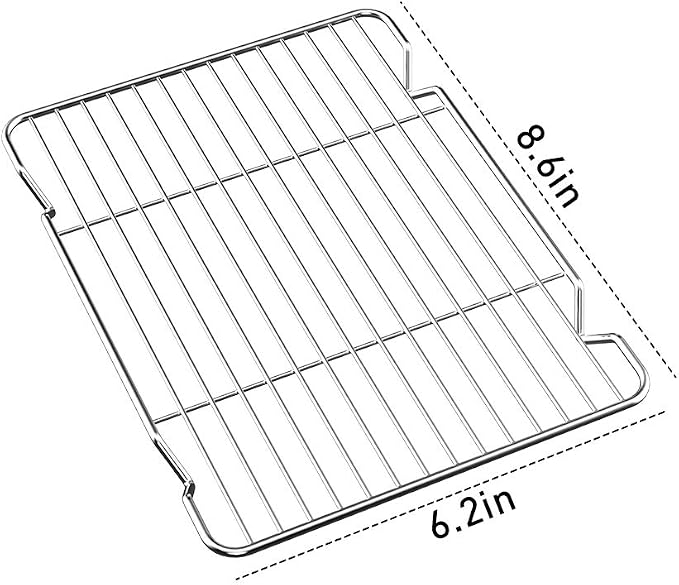 Stainless Steel Cooling Racks, 8.6L x 6.2W x 0.5H Inch, Wire Racks - Image 2