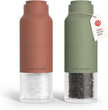 LARS NYSØM Salt and Pepper Grinder Set, Stainless Steel Manual Salt and Pepper by LN
