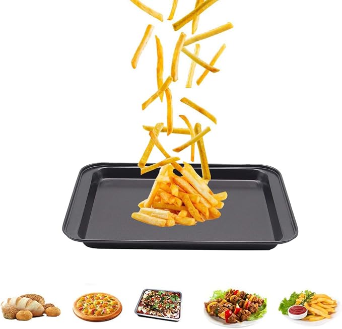 Small Baking Sheet Nonstick 9.45 X 7.09 Inch, 8 Inch Mini Cookie Tray Toaster - Image 4