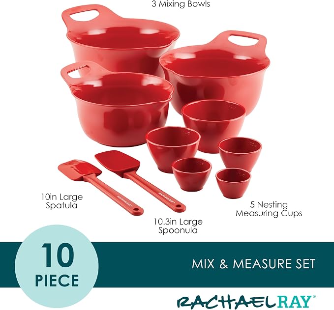 Rachael Ray Pantryware Nesting Mixing Bowls - Image 2