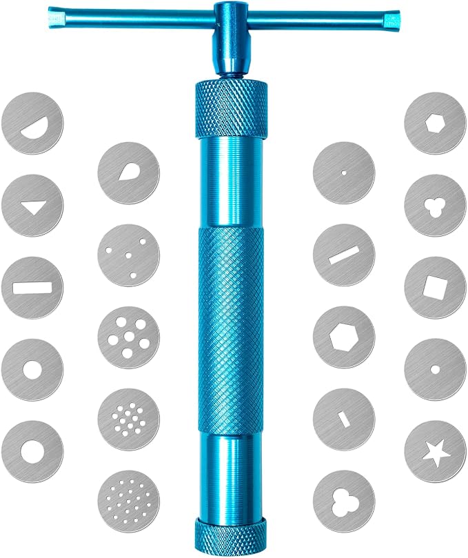 Polymer Clay tools, Clay Extruder, Sugar Paste Extruder, Cake Fondant Tool Set by Unknown