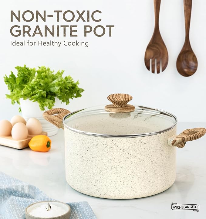 MICHELANGELO 10 Quart Stock Pot - Image 8
