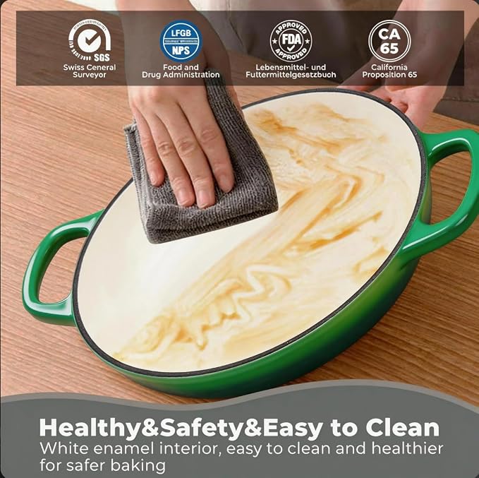 Cast Iron Bread Oven for Sourdough, 6Qt Bread Baking Pan - Image 6