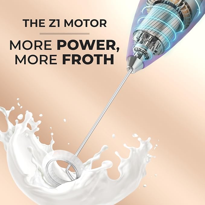 Zulay Kitchen Powerful Milk Frother Wand - Image 4