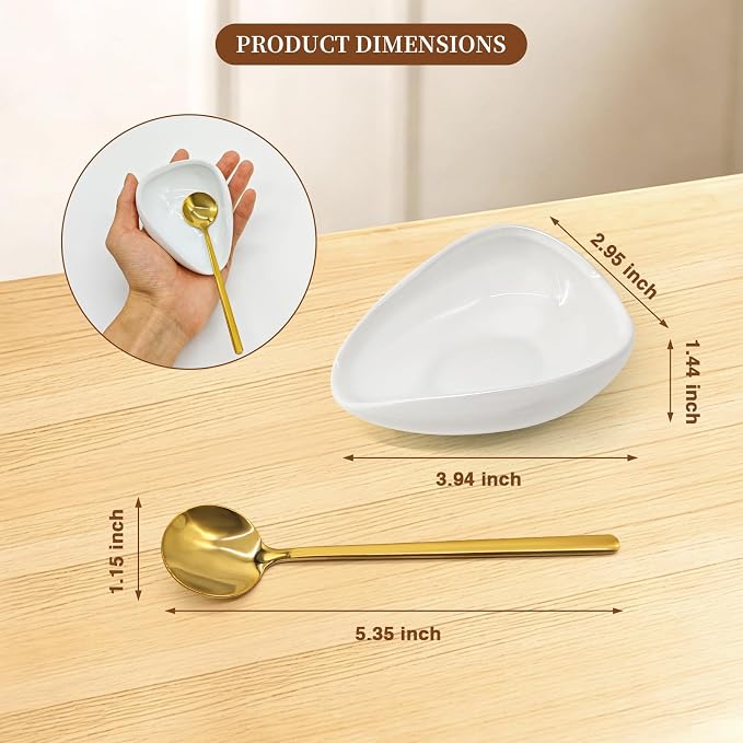 Coffee Spoon Rest, Small Ceramic Coffee Spoon Holder - Image 4